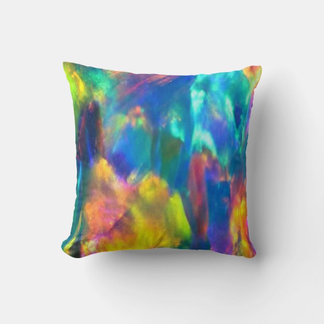 Rainbow Opal - Kudde (Framsida)