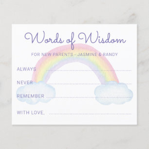 Rainbow Ord of Wisdom New Parys Baby Shower