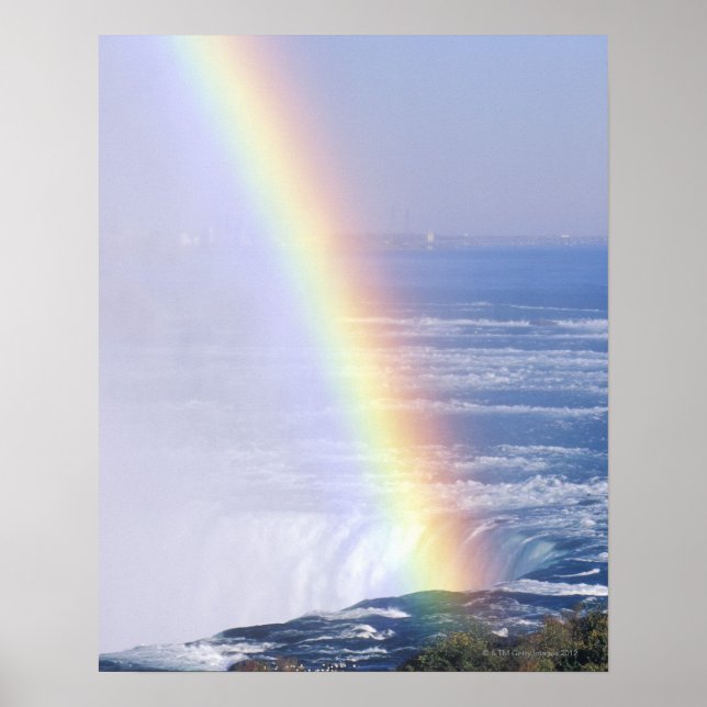 Rainbow over Niagara Falls, New York Poster (Framsidan)