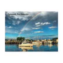 Rainbow Over Portsmouth Harbour, New Hampshire