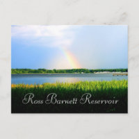 Rainbow över Ross Barnett Reservoir