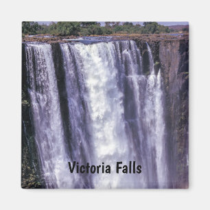 Rainbow over Victoria Falls - Zimbabwe, Afrika Magnet