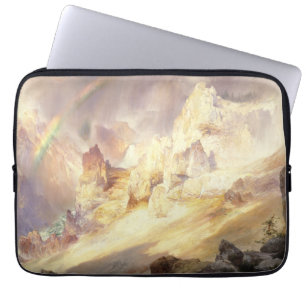 Rainbow Over Yellowstone, Moran 1900 Laptop Fodral