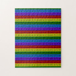 Rainbow Pagan Pentacles Pussel