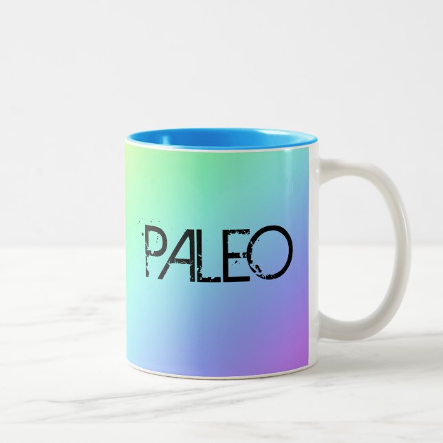 Rainbow Paleo Two-Toned Coffee Mugg (Höger)