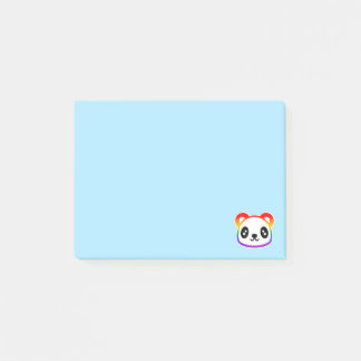 Rainbow Panda Post-it Block