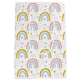 Rainbow Papper Gift Bag for Birthday , Baby Shower
