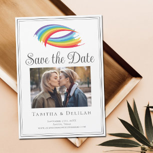 Rainbow par Photo Spara datum magneter Card