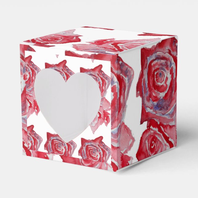 Rainbow Parrot Bird Birthday Cake Favbox Presentaskar (Framsidan Sidan)