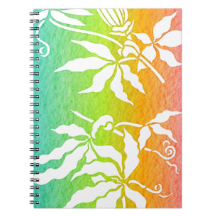 Rainbow Passion Flower Anteckningsbok