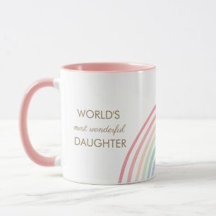 Rainbow Pastel Daughel Mugg