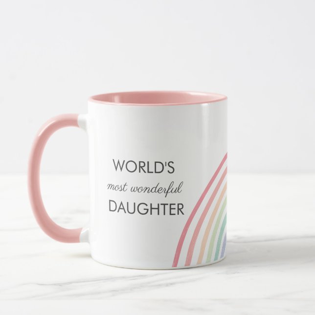 Rainbow Pastel Daughel Mugg (Vänster)