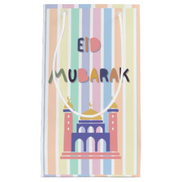 Rainbow Pastel Eid Mubarak Eid Gift Bag
