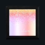 Rainbow Pastel Girly Glitter Metall Monogram Namn Minnesask<br><div class="desc">Rainbow Pastel Faux Foil Metallic Gnistra Glitter Brushed Metall Monogram Namn Jewelry Keepsakbox Box. Det gör perfekt studenten,  födelsedag,  bröllop,  möhippa,  årsdag,  babydusch eller bachelorette-fest till någon som glam lyx och chic stilar.</div>