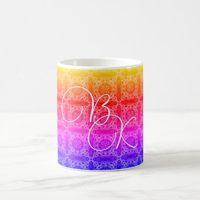Rainbow Pastel Kaffemugg (Center)