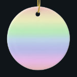 Rainbow Pastel Ornament<br><div class="desc">Pastellns abstrakt färg av regnbågen. Anpassade.</div>