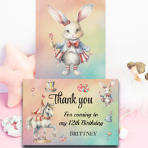 Rainbow Pastel w Animals 12:e Birthday