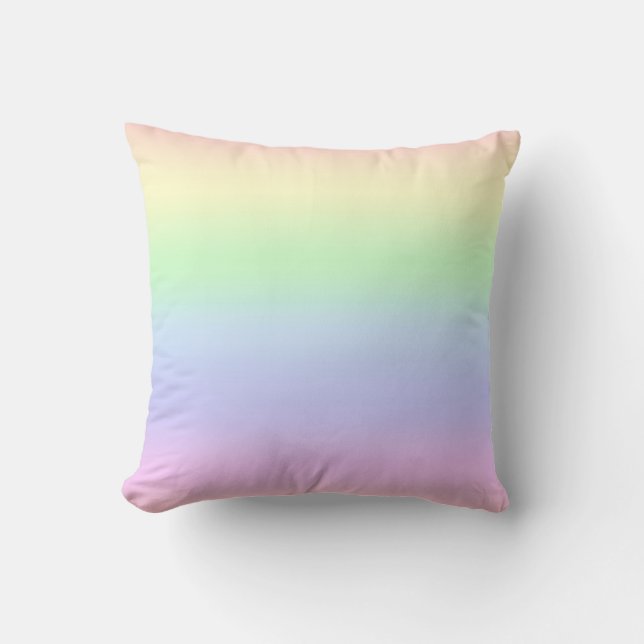 Rainbow Pastels Dekorativ kudde (Framsida)