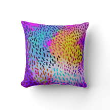 Rainbow Pattern Cushion