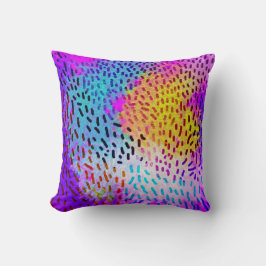 Rainbow Pattern Cushion Kudde
