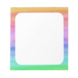 Rainbow Payed Gräns Anteckningsblock