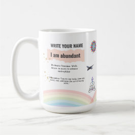 Rainbow peace Serenity Antistress Calm Meditation Kaffemugg