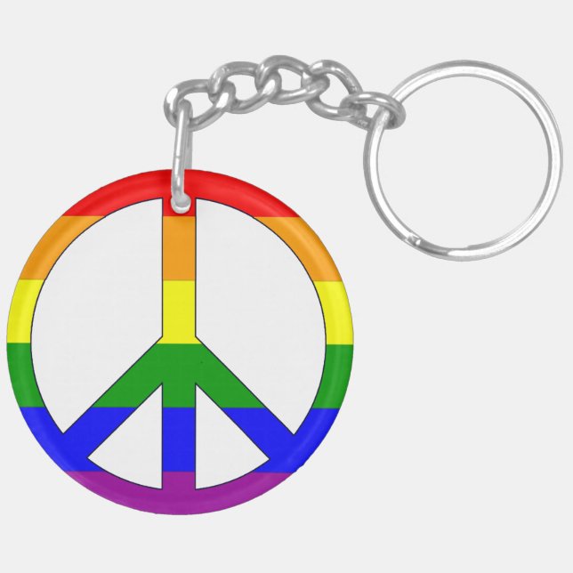 Rainbow Peace Symbol (Höger Baksida)