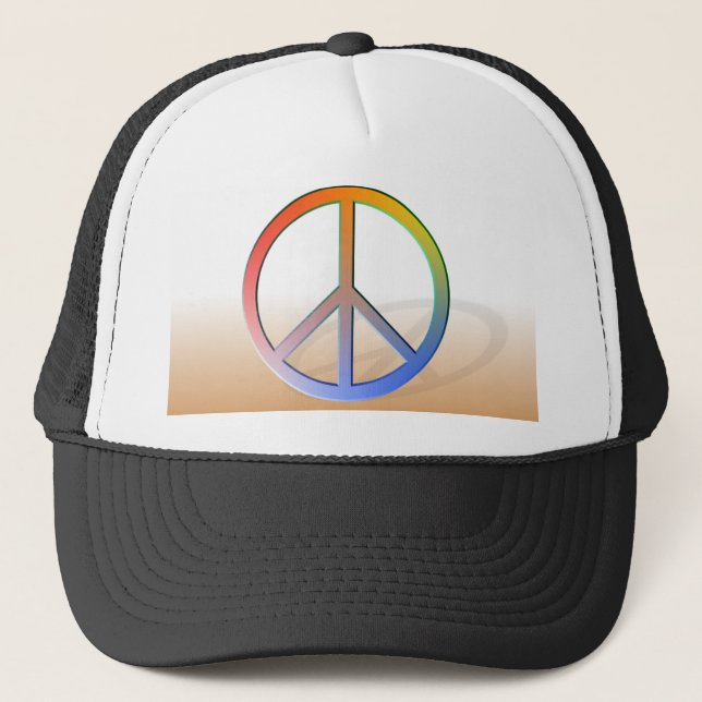Rainbow Peace Symbol Keps (Framsida)