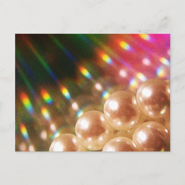 Rainbow Pearls Vykort (Framsida)
