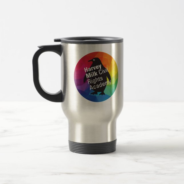 Rainbow Penguin Stainless Steel Resemugg (Vänster)