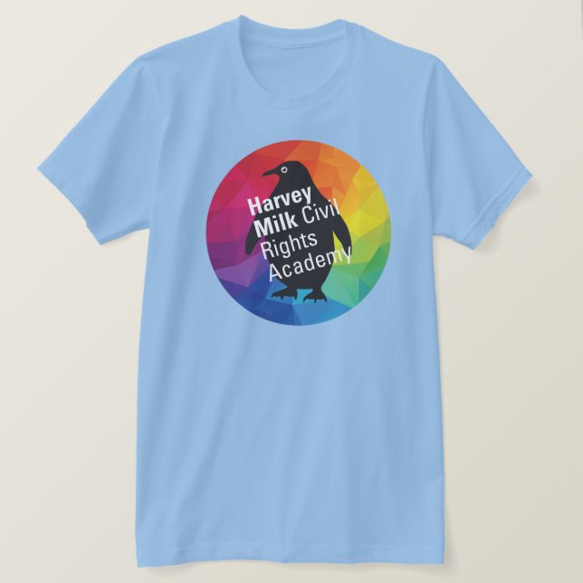 Rainbow Penguin T-shirt - Vuxen Basic (Design framsida)
