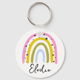 Rainbow Personalized Name Keychain Custom Gift Nyckelring