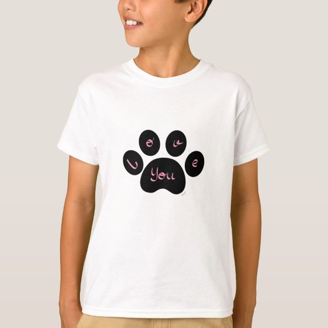 "Rainbow Pet Tass med Kärlek" Tee (Framsida)