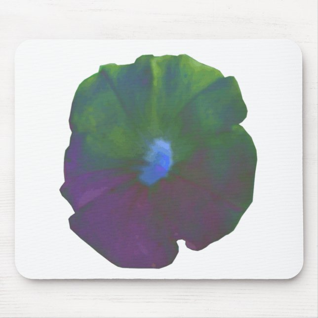 Rainbow Petunia Mousepad Musmatta (Framsidan)