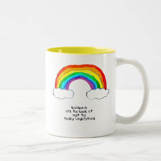 Rainbow Philosophy Två-Tonad Mugg (Höger)