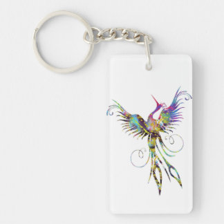 Rainbow Phoenix Nyckelring by Brow Bird
