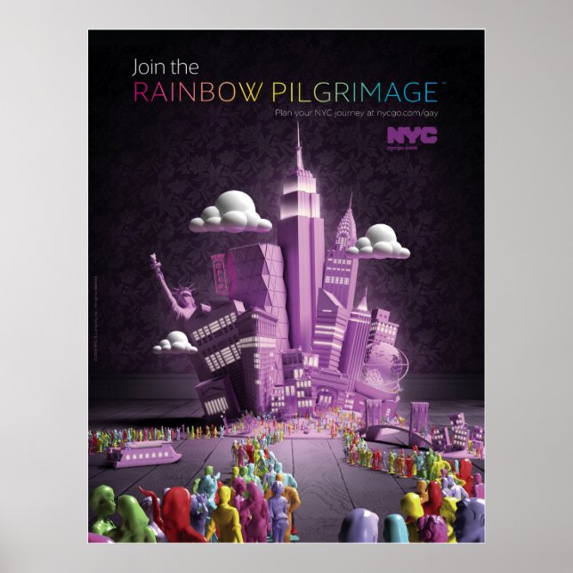Rainbow Pilgrimage Poster (Framsidan)
