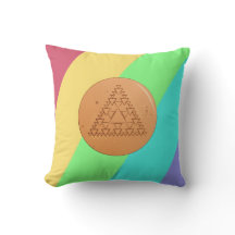 Rainbow Pillow Game Dalgona Många Triangle