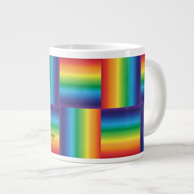 Rainbow Pinjul Mugg Jumbo Mugg (Framsida höger)