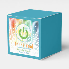 Rainbow Pixels Video Game Gamer Pub Mitzvah Presentaskar