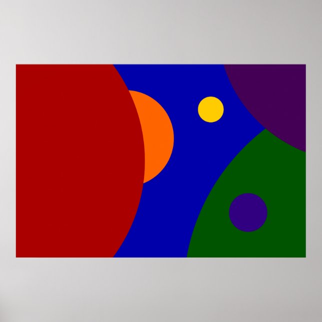 Rainbow Planets Poster (Framsidan)