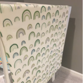 Rainbow Pojke Grönt, Blue, Grått Fleecefilt