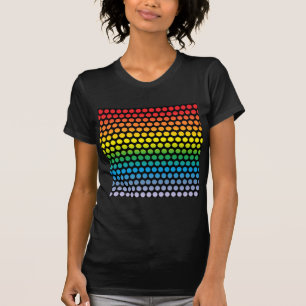 Rainbow Polka dots Black Tröja