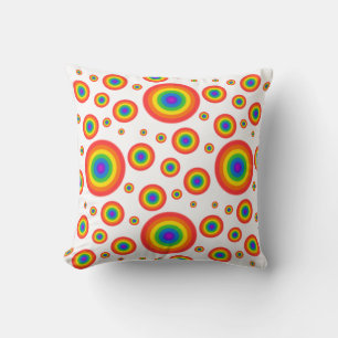 Rainbow Polka dots Kudde
