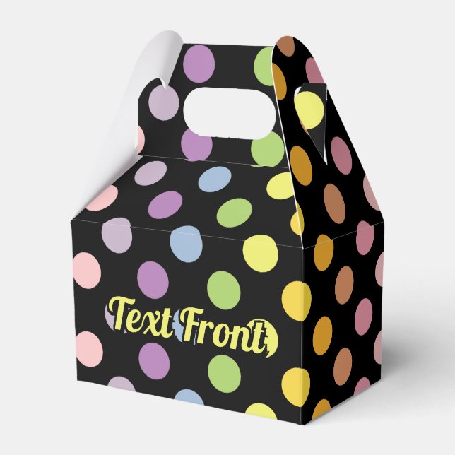 Rainbow Polka dots Mönster Presentaskar (Framsidan Sidan)
