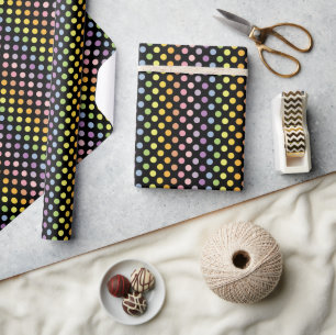 Rainbow Polka dots Mönster Presentpapper