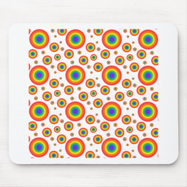 Rainbow Polka dots Musmatta (Framsidan)