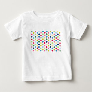 Rainbow polka dots tee