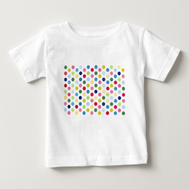 Rainbow polka dots tee (Framsida)