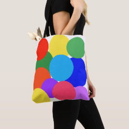 Rainbow Polka dots Tygkasse